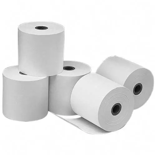 Bonrollen Thermopapier für Dini Argeo Waagen Drucker TPR 57x30x12mm (1 Karton 50 Rollen)