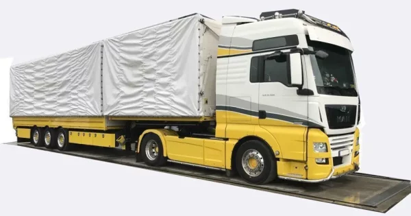 Fahrzeugwaage Vollbetonausführung mit Fertigteilfundament, 12x3m, Wiegebereiche bis zu 50t