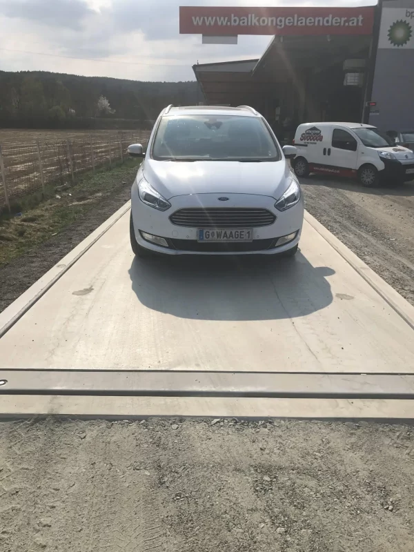 Fahrzeugwaage Vollbetonausführung mit Fertigteilfundament, 12x3m, Wiegebereiche bis zu 50t – Bild 5