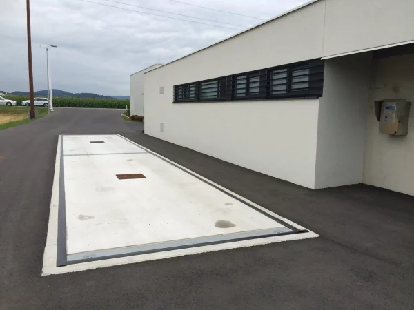 Fahrzeugwaage Vollbetonausführung mit Fertigteilfundament, 12x3m, Wiegebereiche bis zu 50t – Bild 2