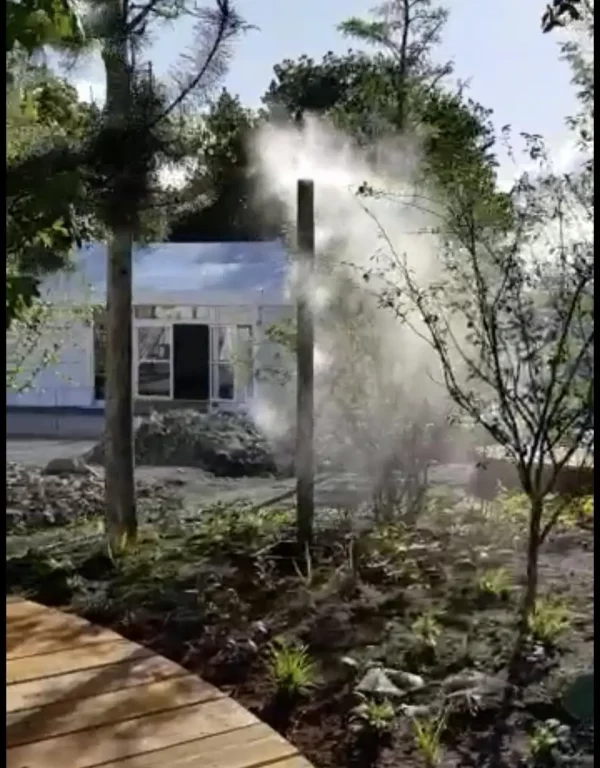 Zerstäuber Nebelsäule – Coole Nebeldusch-Lösung zur Kühlung in Freibereichen – Bild 3