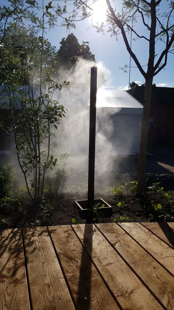 Zerstäuber Nebelsäule – Coole Nebeldusch-Lösung zur Kühlung in Freibereichen – Bild 4