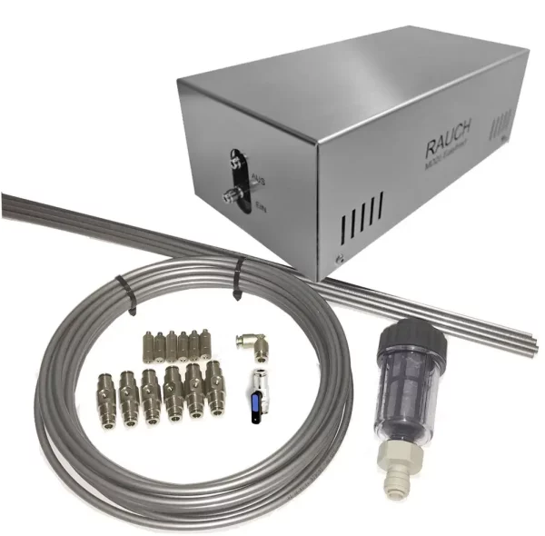 SET RAUCH Easy Cool Basic mit 6 Düsen/6 lfm. "NEU" mit 40 Bar Minidruckpumpe für Kleinstanwender bis 18m²