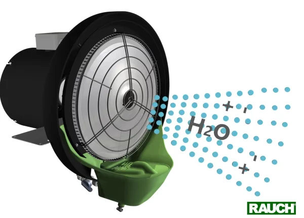 Zerstäubungs Rotations Wasser Vernebler ZVN-3 mit 750m³ Ventilator für intensive Vernebelung optimal für Staubbekämpfung - Befeuchtung - Kühlung - Desinfektion