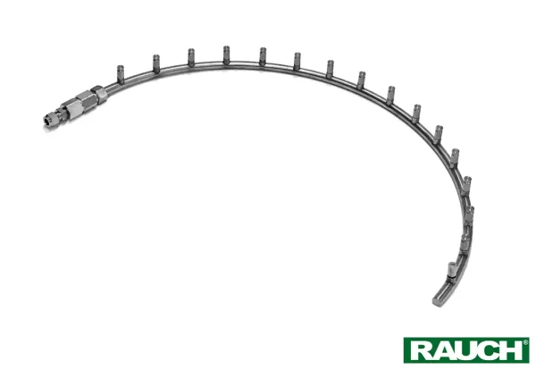 Düsenbogen - Sichel aus massivem Edelstahl für 16 Düsen