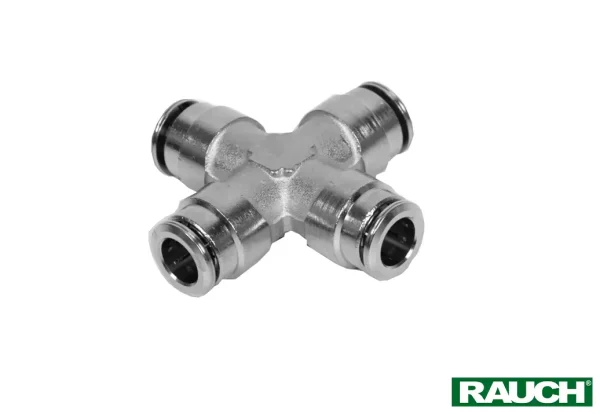 Kreuz Verbinder 3/8" Chromstahl HD-Systeme bis 80 Bar
