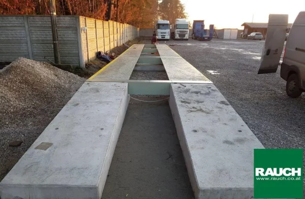 Stahl Fahrspur-Fahrzeugwaage, 18x3m, Wiegebereiche bis 60t – Bild 10