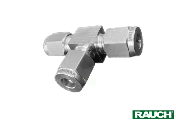 T Verbinder Schraubbar 3/8" Edelstahl, HD-Systeme bis 100 Bar